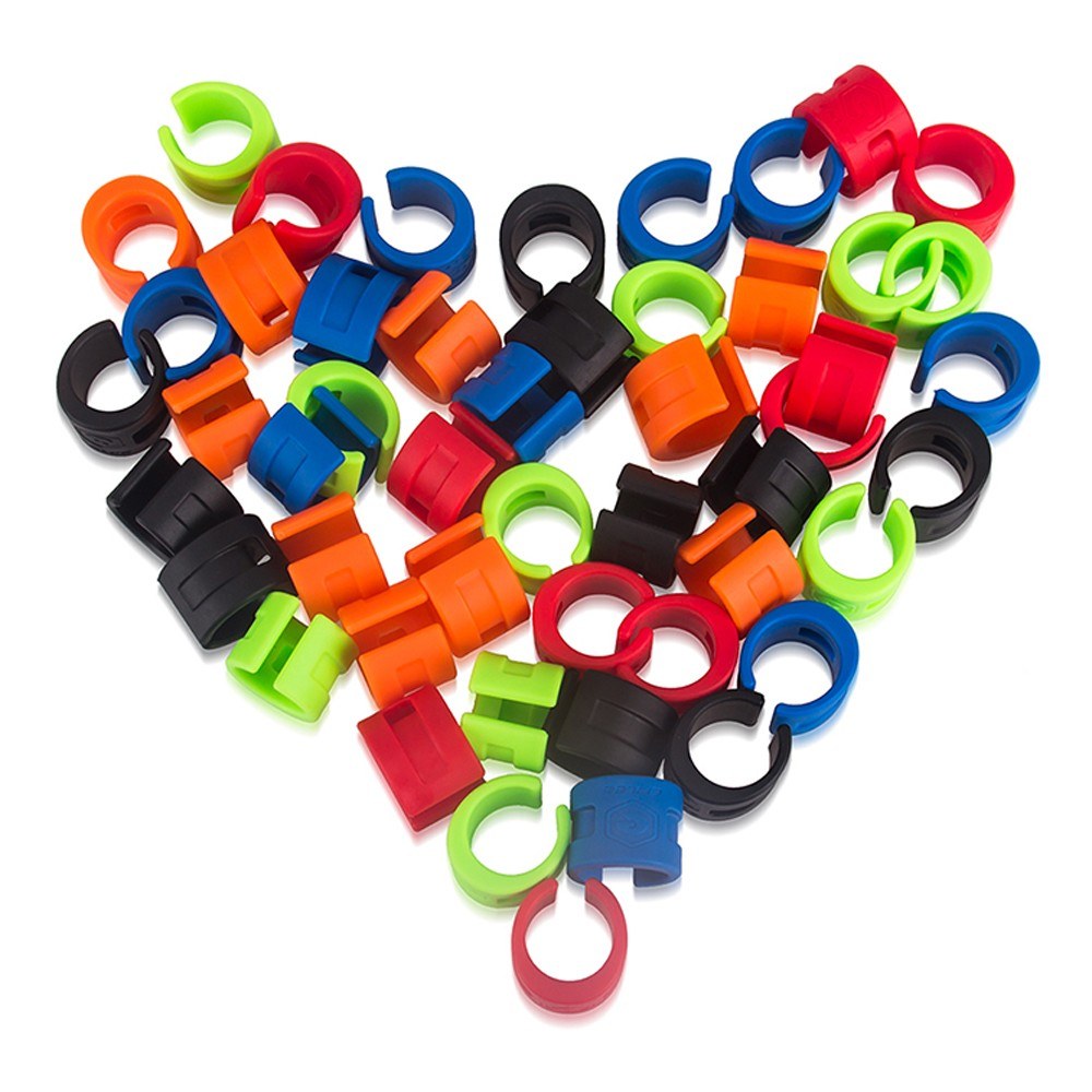 Bicycle Chainstay Protector Set - 4 Pack Chain Stay Guards for Cycling