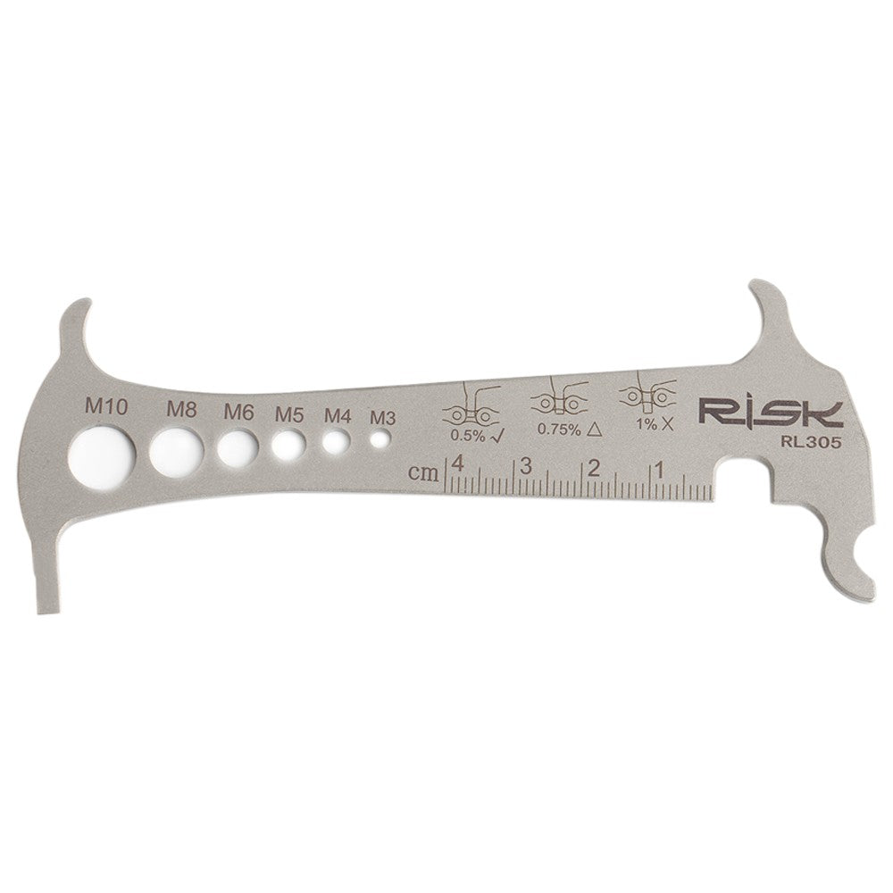 3-in-1 Bike Chain Wear Indicator, Chain Hook & Bolt Measurement Tool