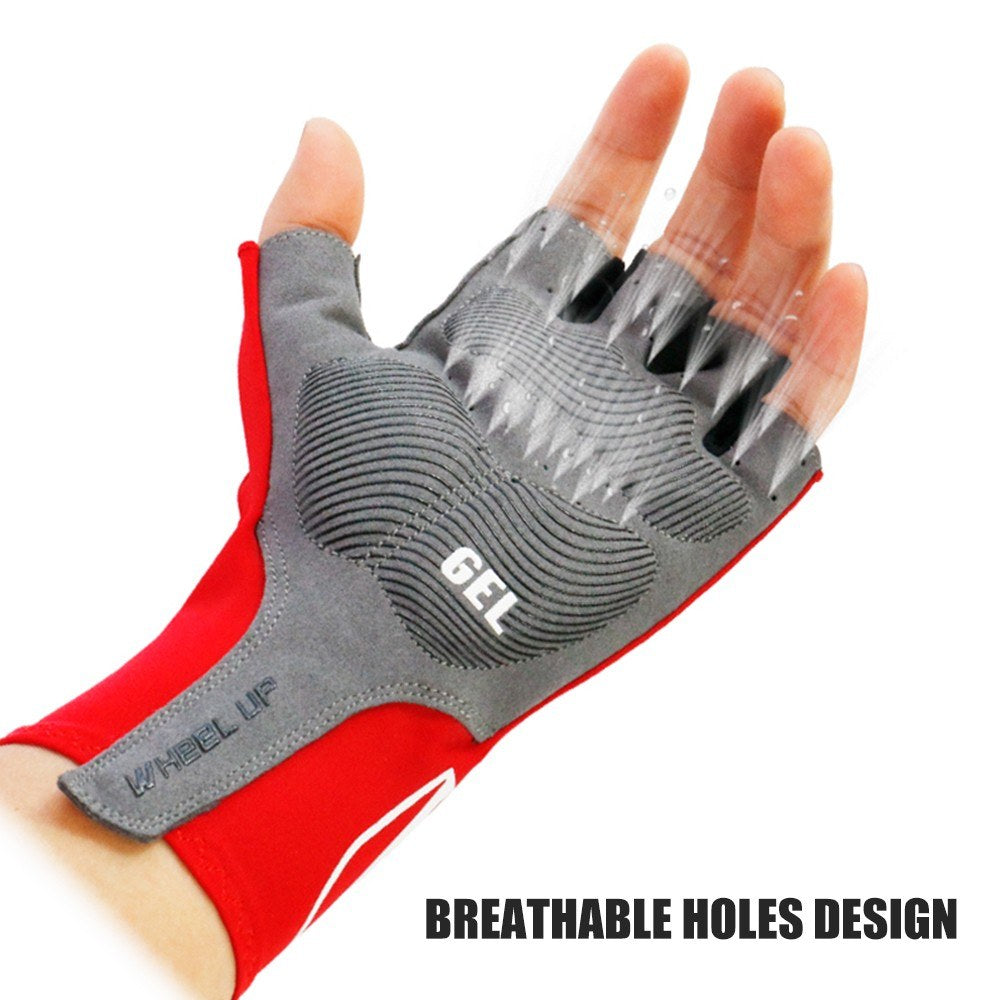 Unisex Half Finger Cycling Gloves for Biking, Camping, Hiking, Driving, Fishing & Mountaineering