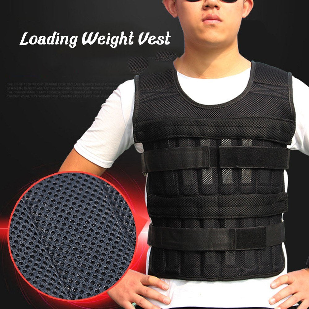 Weighted Running Vest for Fitness, Boxing & Exercise Training (Empty)