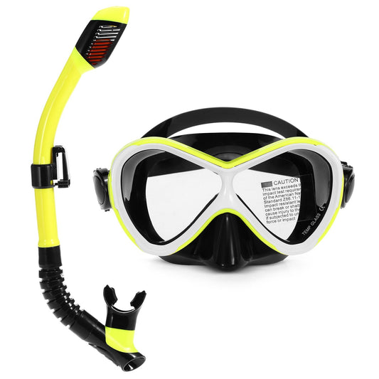 Childrens Anti-Fog Swim Goggles & Dry Snorkel Set