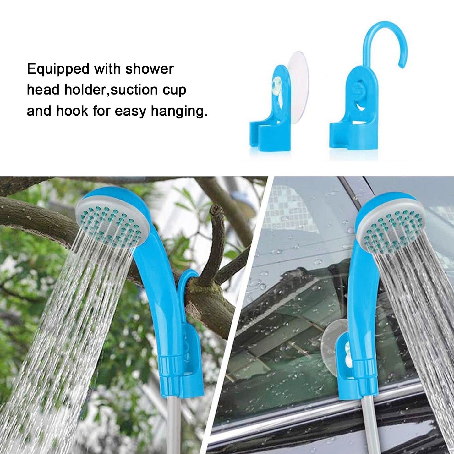 12V Electric Portable Outdoor Handheld Shower Pump