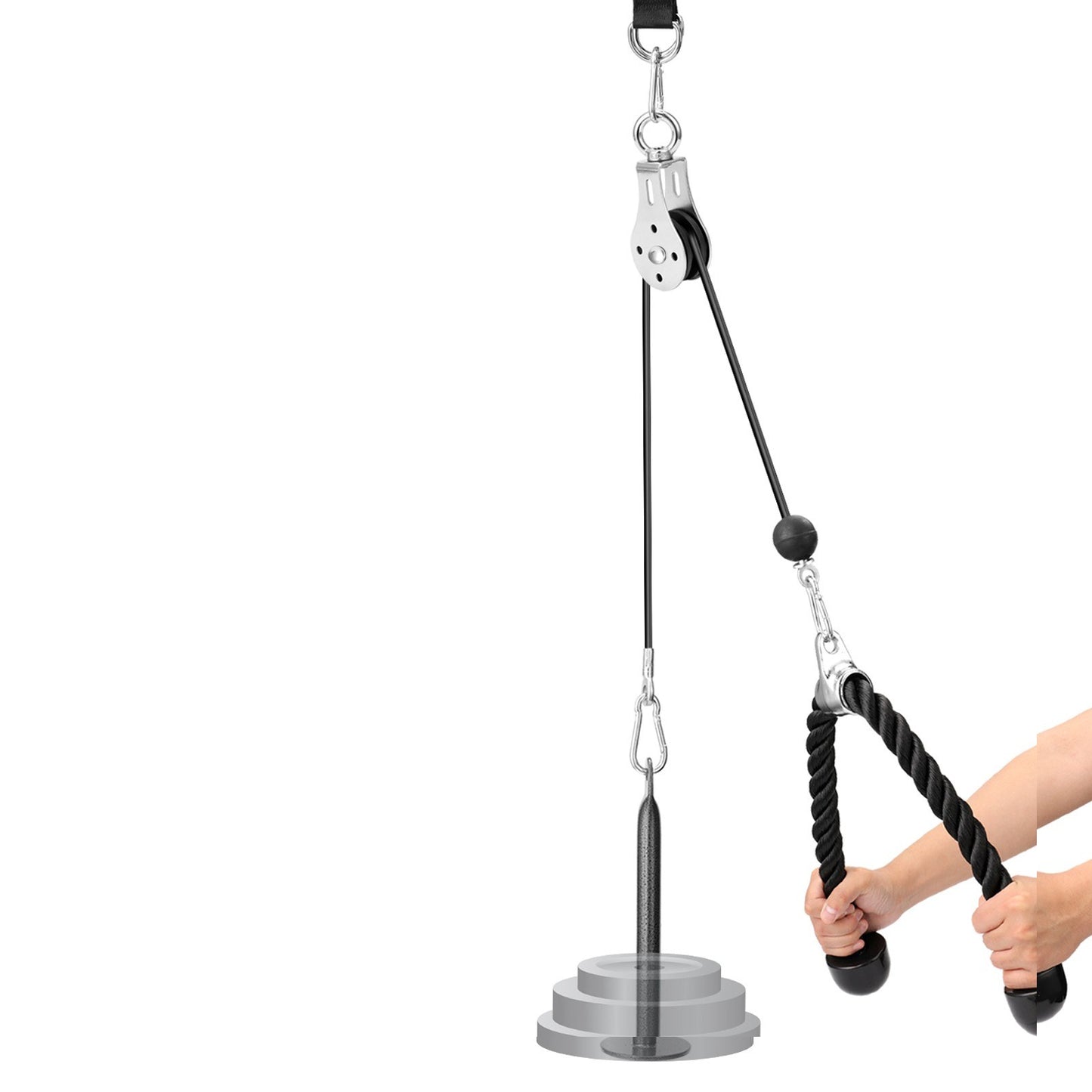 Biceps & Triceps DIY Fitness Pulley Cable Machine for Hand Strength Training
