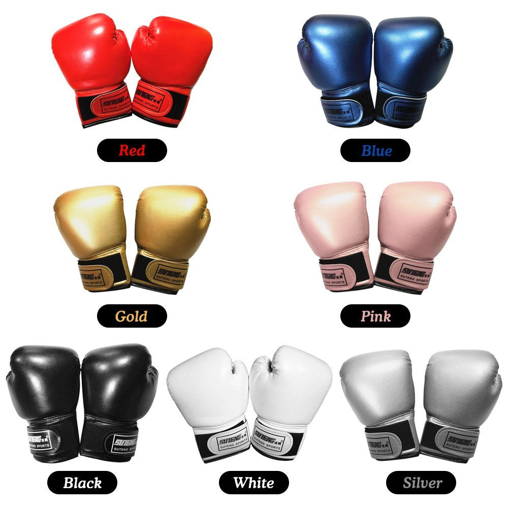 Kids Boxing Gloves for Training: Muay Thai, Kickboxing, Punching Bag Equipment Ages 3-10