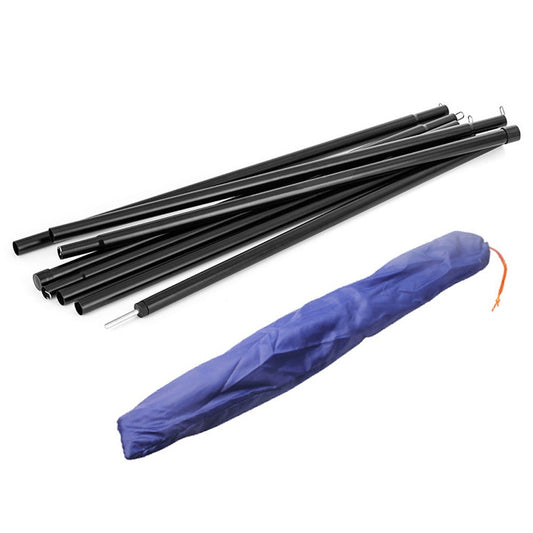 2-Piece Outdoor Tent Canopy Support Poles Awning Frame Accessories