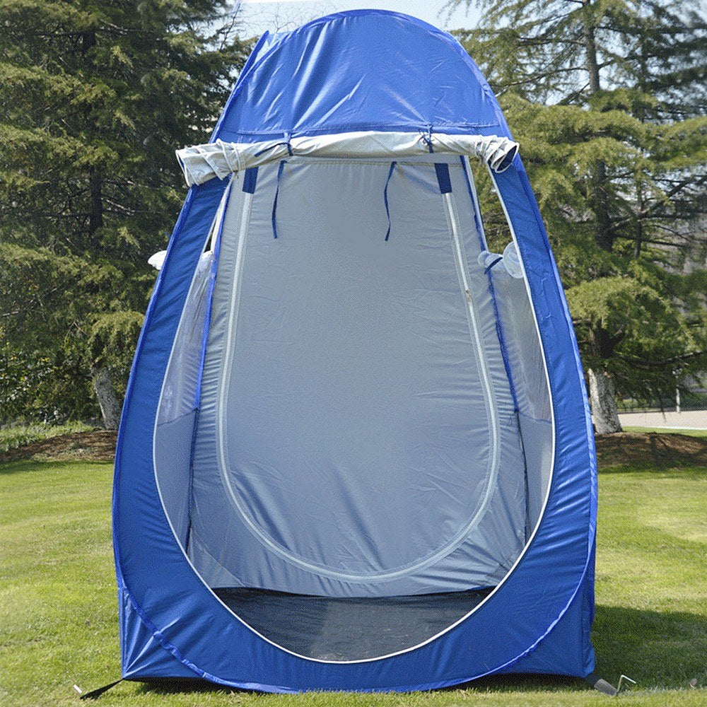 Portable Automatic Pop-Up Fishing Tent with UV Protection, Rain Shading, Dual-Sided Windows & Doors for Camping, Hiking, Beach - Includes Carry Bag