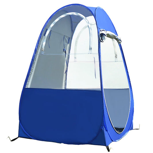 Portable Automatic Pop-Up Fishing Tent with UV Protection, Rain Shading, Dual-Sided Windows & Doors for Camping, Hiking, Beach - Includes Carry Bag