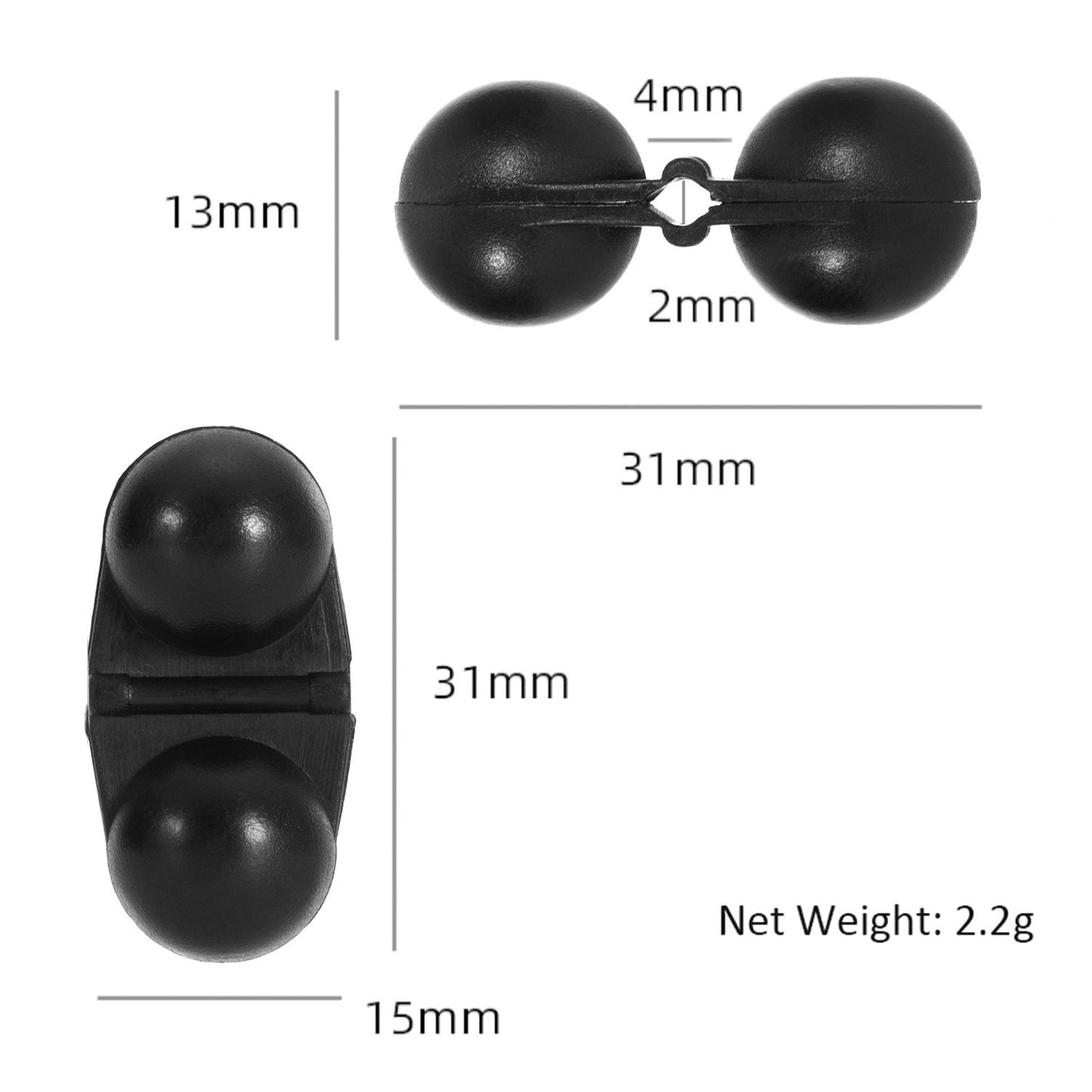 EVA Inline Fishing Float with Bell - 20g/30g Buoyancy Weight Bead for Catfish Accessories