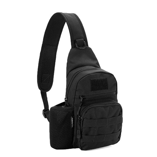Unisex Camouflage Chest Bag - Large Capacity Outdoor Hiking & Cycling Shoulder Backpack