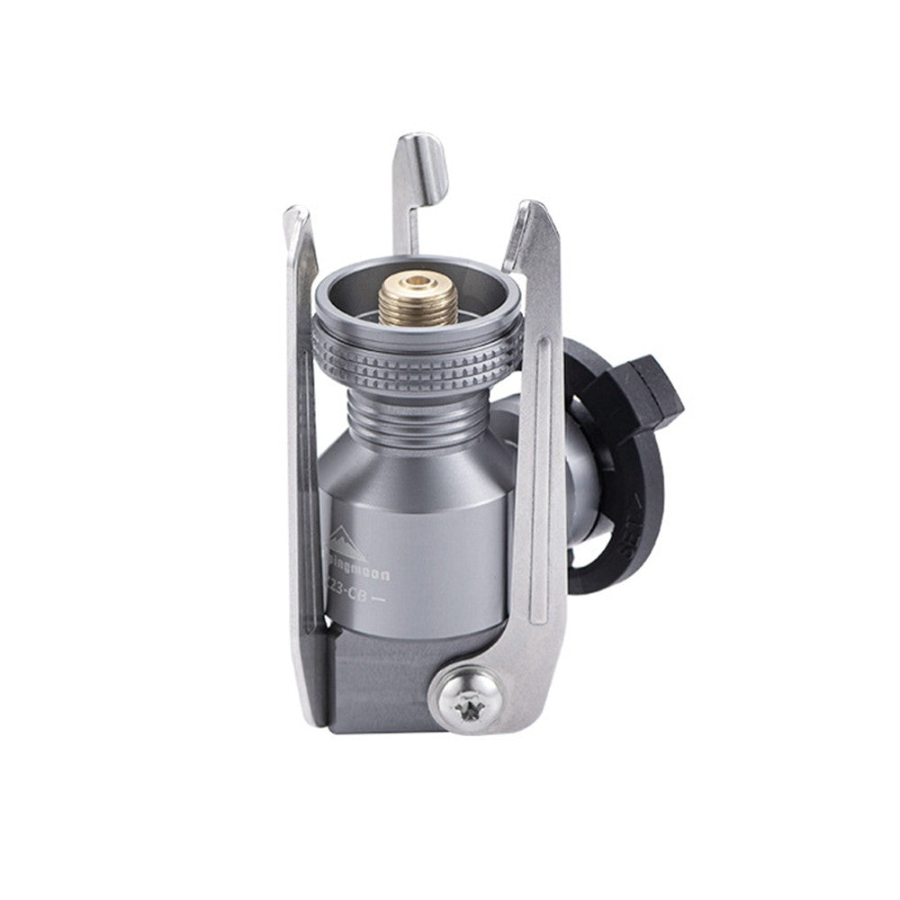 Collapsible Tripod Butane Gas Canister Adapter & Lamp Stand Connector