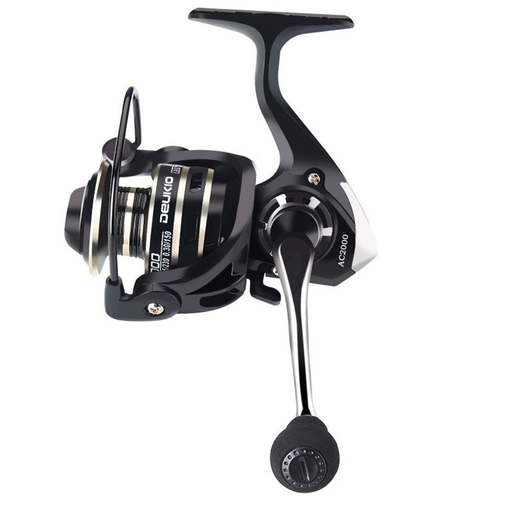 Ultralight All-Metal Mini Spinning Reel 3BB 5.2:1 Right/Left Hand Interchangeable for Freshwater & Saltwater Fishing