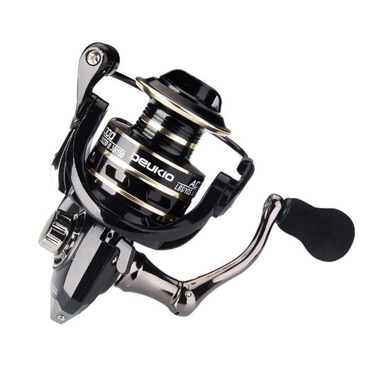 Ultralight All-Metal Mini Spinning Reel 3BB 5.2:1 Right/Left Hand Interchangeable for Freshwater & Saltwater Fishing