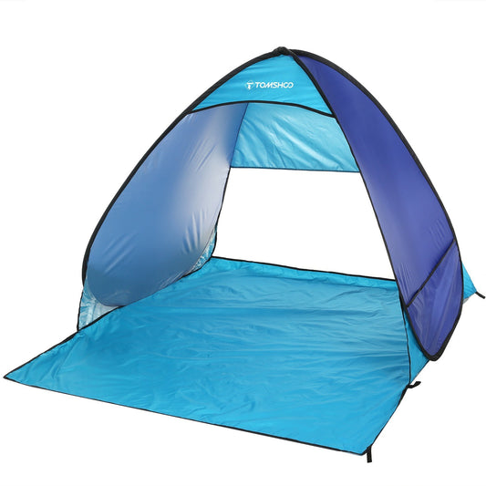 TOMSHOO Instant Pop-Up Beach Tent, Lightweight Sun Shelter with Carry Bag