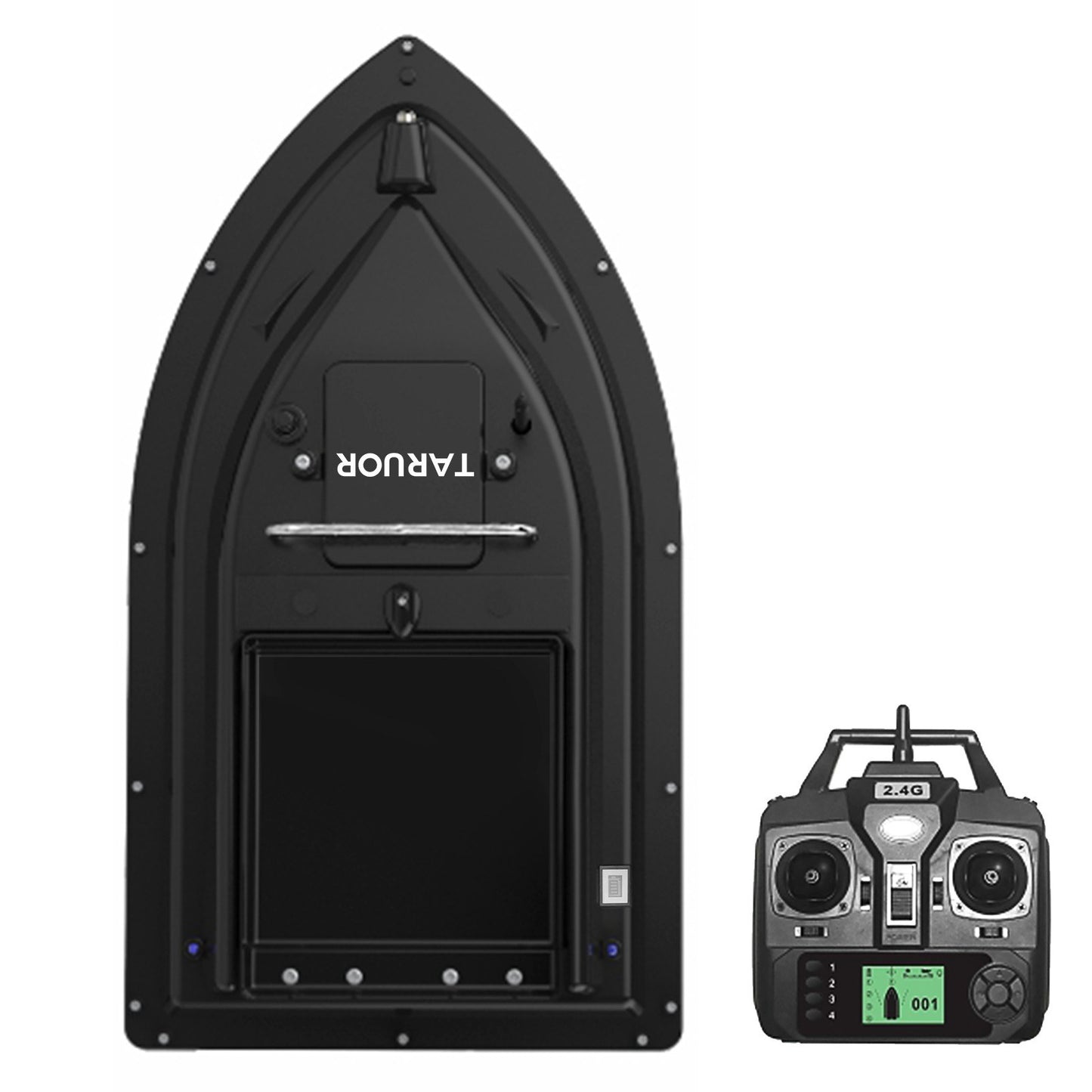 Taruor GPS Fishing Bait Boat - 16 Positioning Points, Large Container, 400-500M Range, 4.4lb Load, 10000mAh Battery