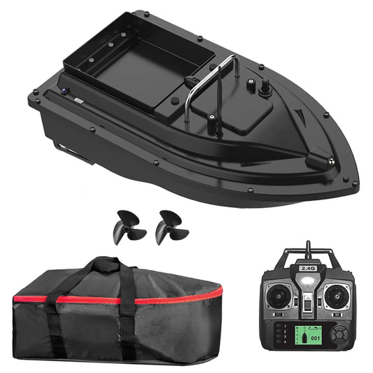 Taruor GPS Fishing Bait Boat - 16 Positioning Points, Large Container, 400-500M Range, 4.4lb Load, 10000mAh Battery