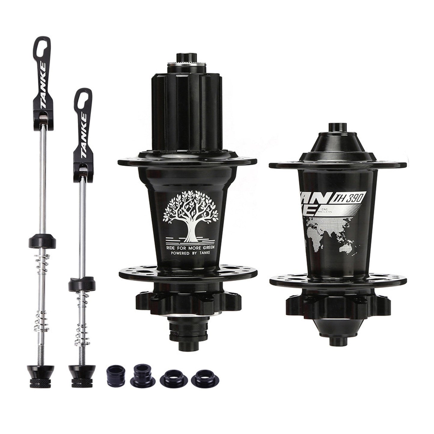Quick Release 36-Hole Mountain Bike Hub Set with 6 Bearings