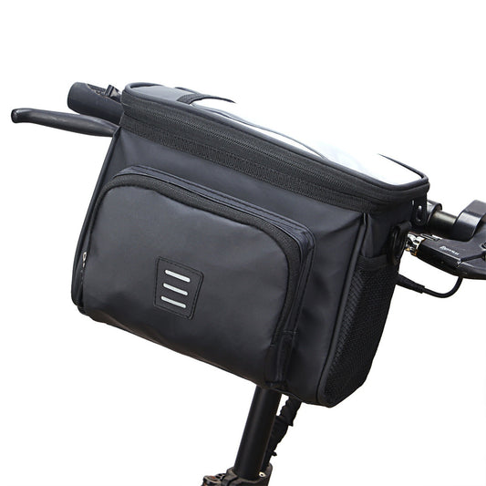 Insulated Cooler Bag for MTB Bicycle - Handlebar Front Basket & Shoulder Pannier