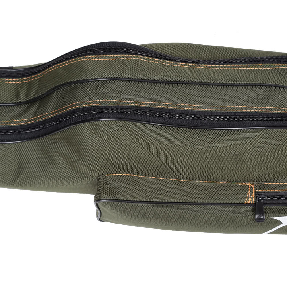 Compact Canvas Fishing Rod Holder | Portable Folding Pole Tool Storage Bag | Gear Tackle Case