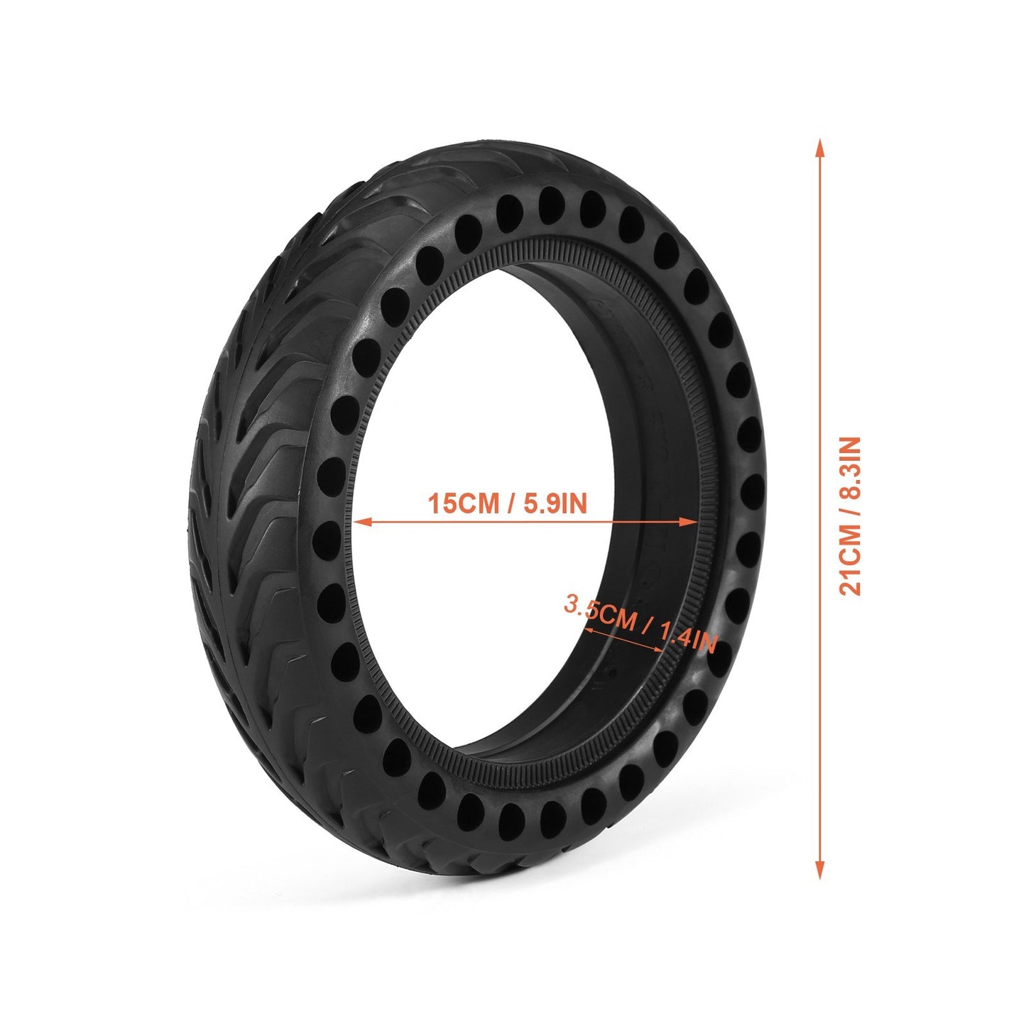 8.5 Inch Solid Honeycomb Tires for Xiaomi M365 Electric Scooter - Explosion-Proof Front/Rear Replacement