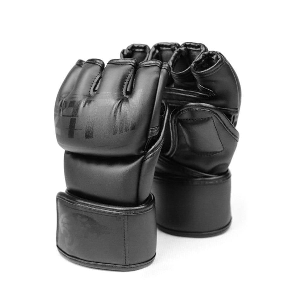 Unisex MMA Kickboxing Gloves with Open Palm for Boxing, Sparring, Muay Thai & Punching Bag