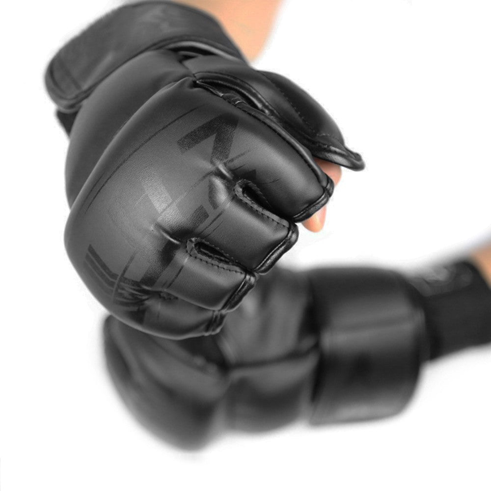 Unisex MMA Kickboxing Gloves with Open Palm for Boxing, Sparring, Muay Thai & Punching Bag