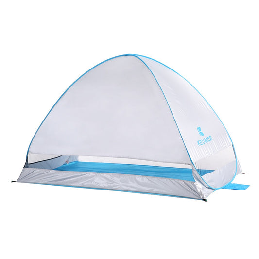 Large Automatic Pop-Up Beach Tent - UV Protection Sun Shelter for Camping, Fishing, Hiking, Picnic (78.7 x 47.2 x 51.2 Inch)