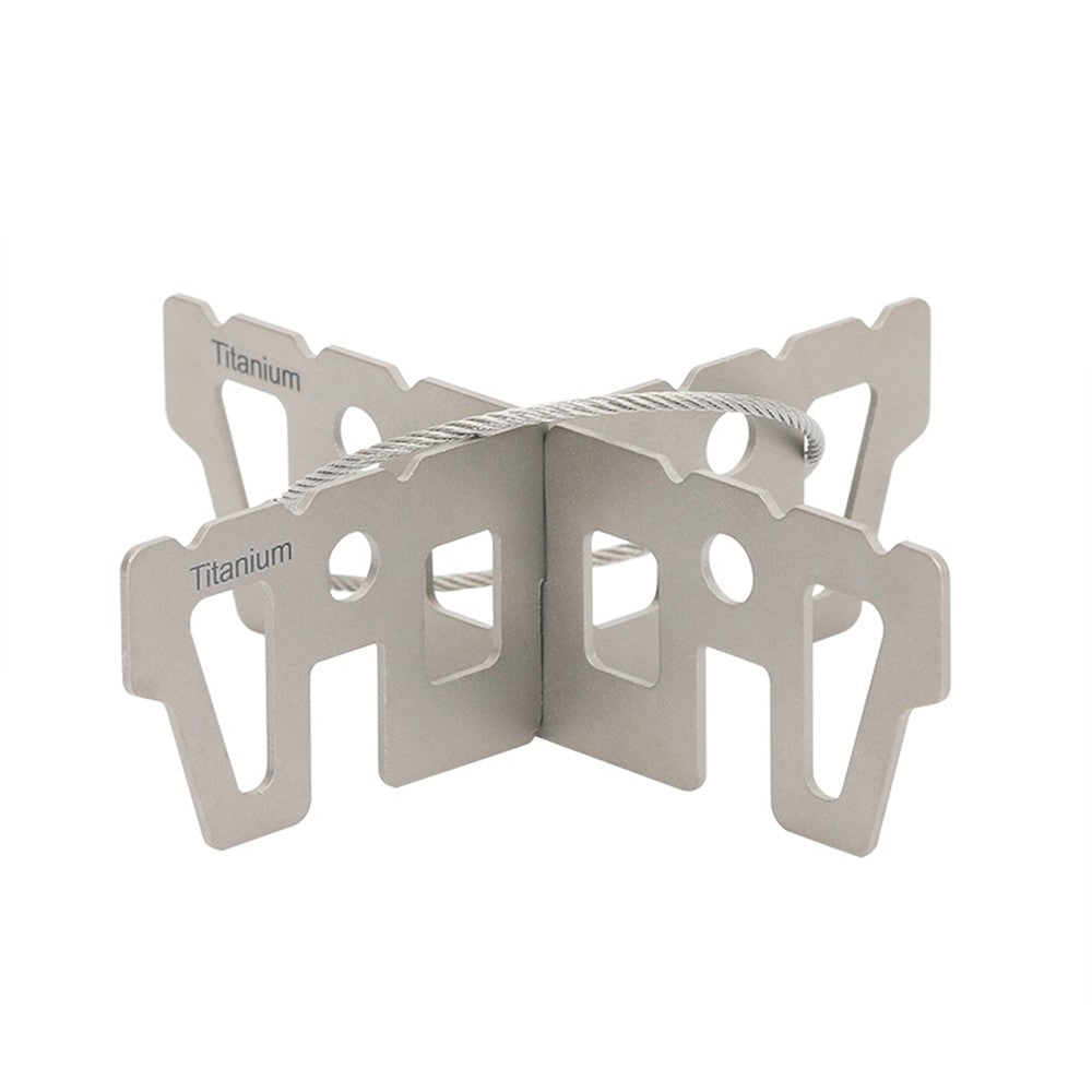 TOMSHOO Ultralight Portable Titanium Alcohol Stove for Camping & Hiking