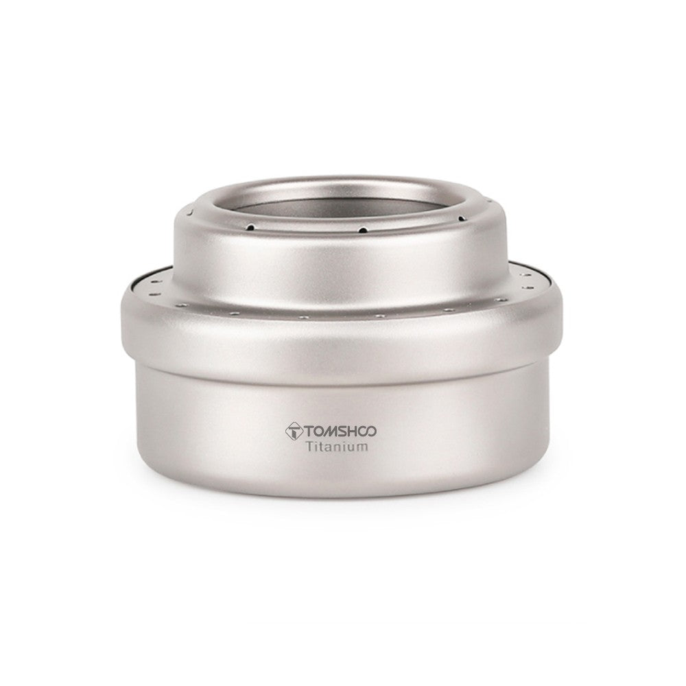 TOMSHOO Ultralight Portable Titanium Alcohol Stove for Camping & Hiking