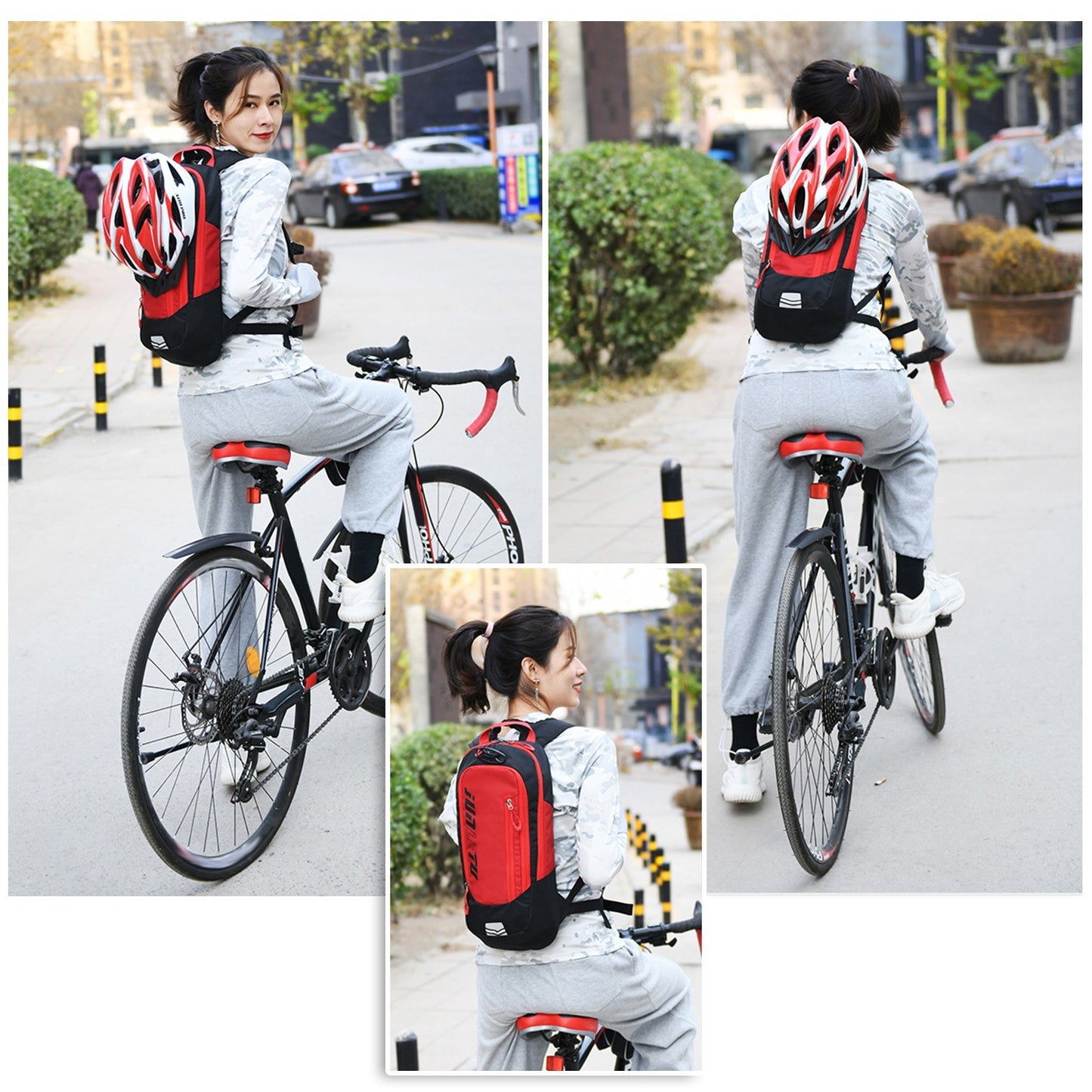 Lightweight Breathable Cycling Backpack for Outdoor Sports, Hiking, Running, and Travel - Hydration Pack Included
