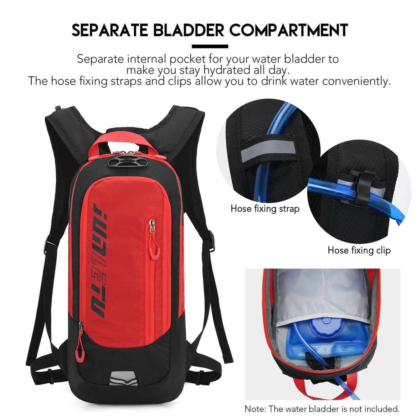 Lightweight Breathable Cycling Backpack for Outdoor Sports, Hiking, Running, and Travel - Hydration Pack Included