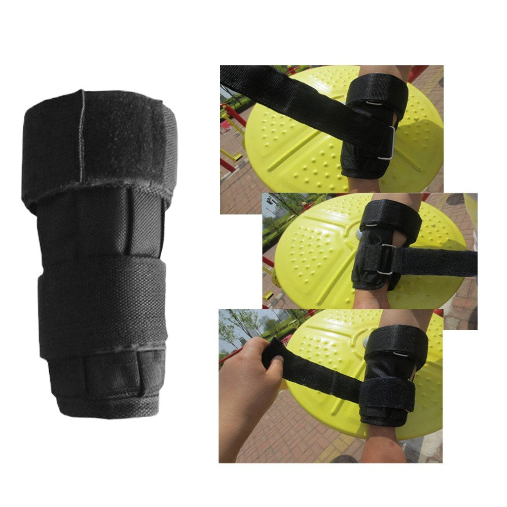 Adjustable Weighted Wrist & Ankle Wraps (2 Pack, Max 5/10kg) - Strength Training