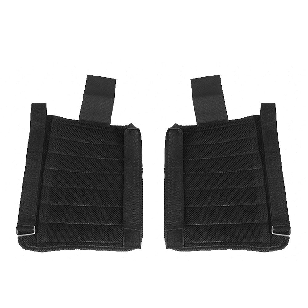 2-Pack Adjustable Ankle Weights - Max Load 16kg, Empty Wraps for Strength Training and Workouts