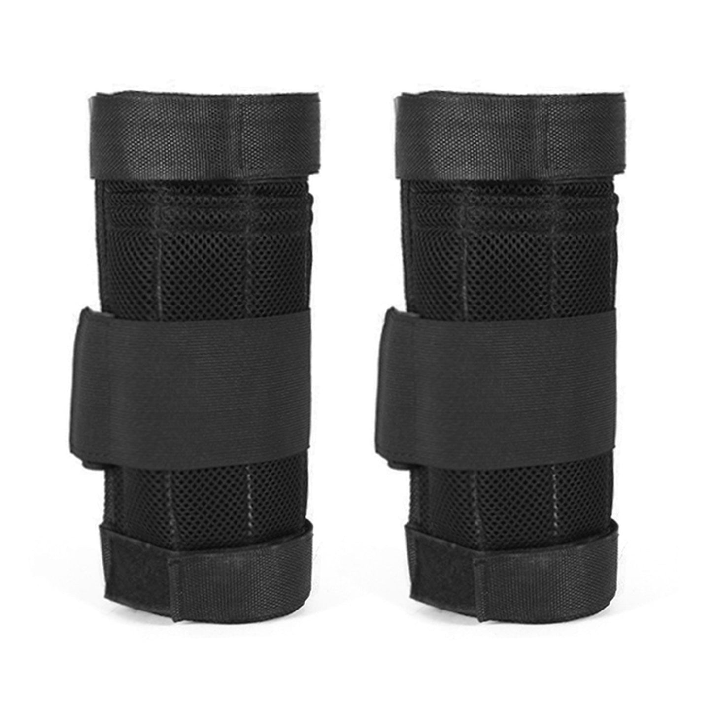 2-Pack Adjustable Ankle Weights - Max Load 16kg, Empty Wraps for Strength Training and Workouts
