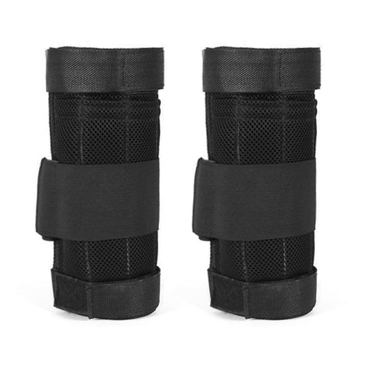 2-Pack Adjustable Ankle Weights - Max Load 16kg, Empty Wraps for Strength Training and Workouts