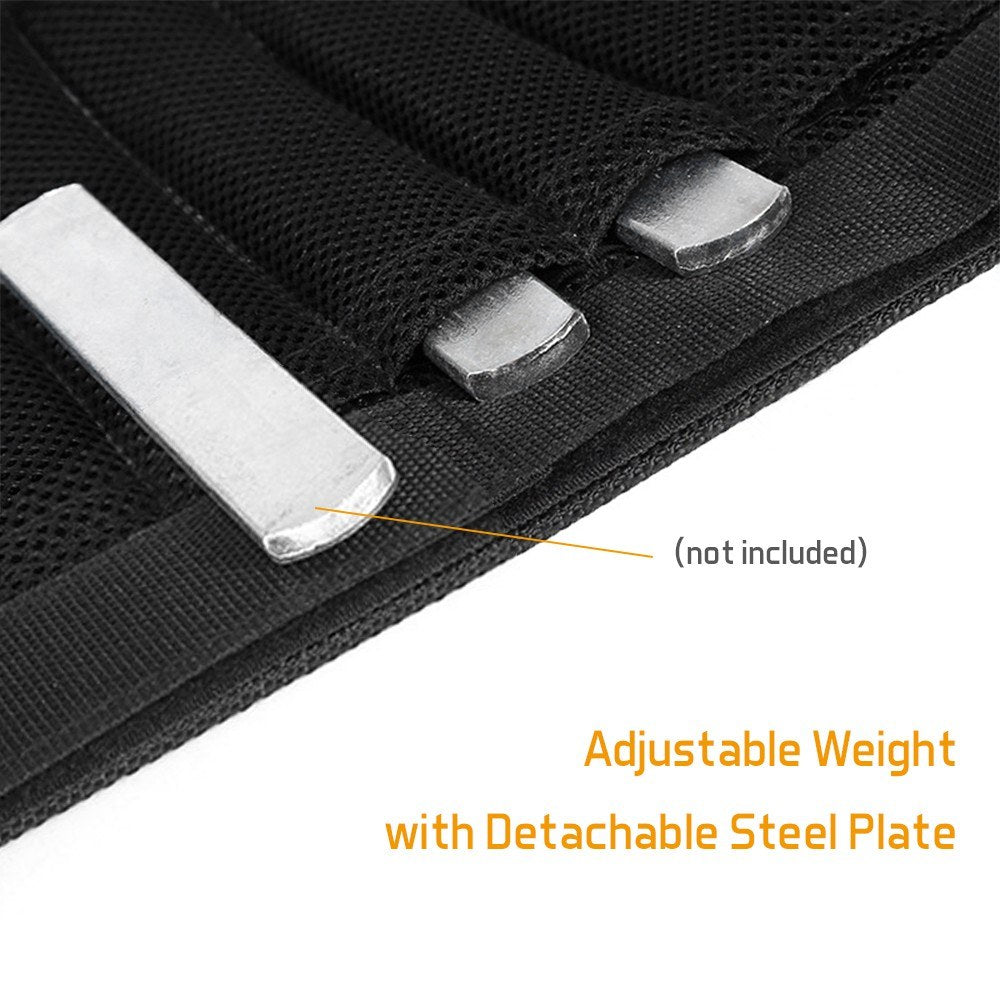 2-Pack Adjustable Ankle Weights - Max Load 16kg, Empty Wraps for Strength Training and Workouts