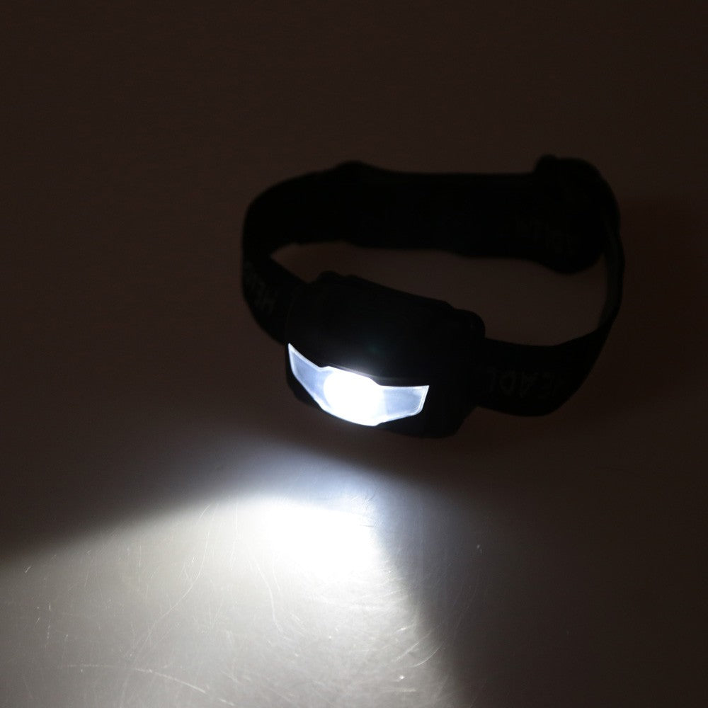 Lightweight 3W LED Headlamp - Water Resistant Outdoor Camping & Fishing Light