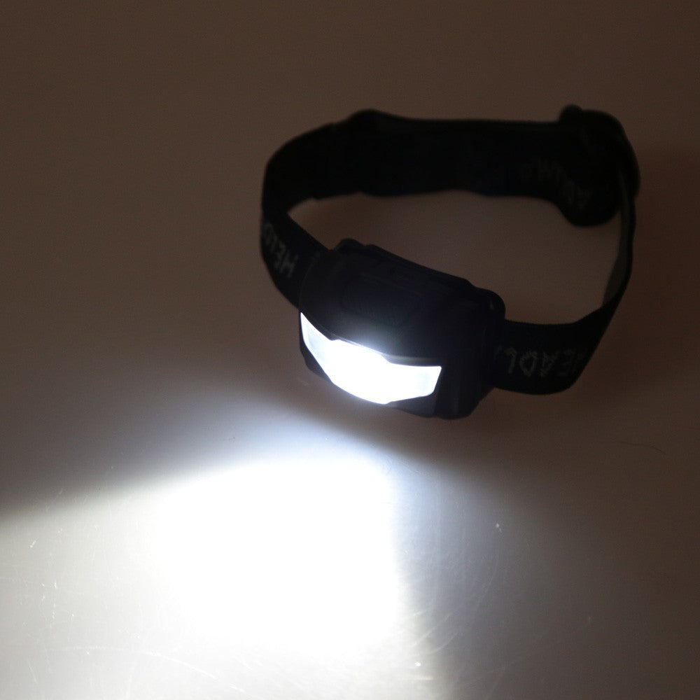 Lightweight 3W LED Headlamp - Water Resistant Outdoor Camping & Fishing Light