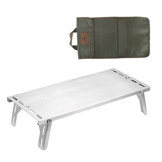 Portable Folding Stove Table: Camping Stand & Holder for Fishing, Hiking, Picnic