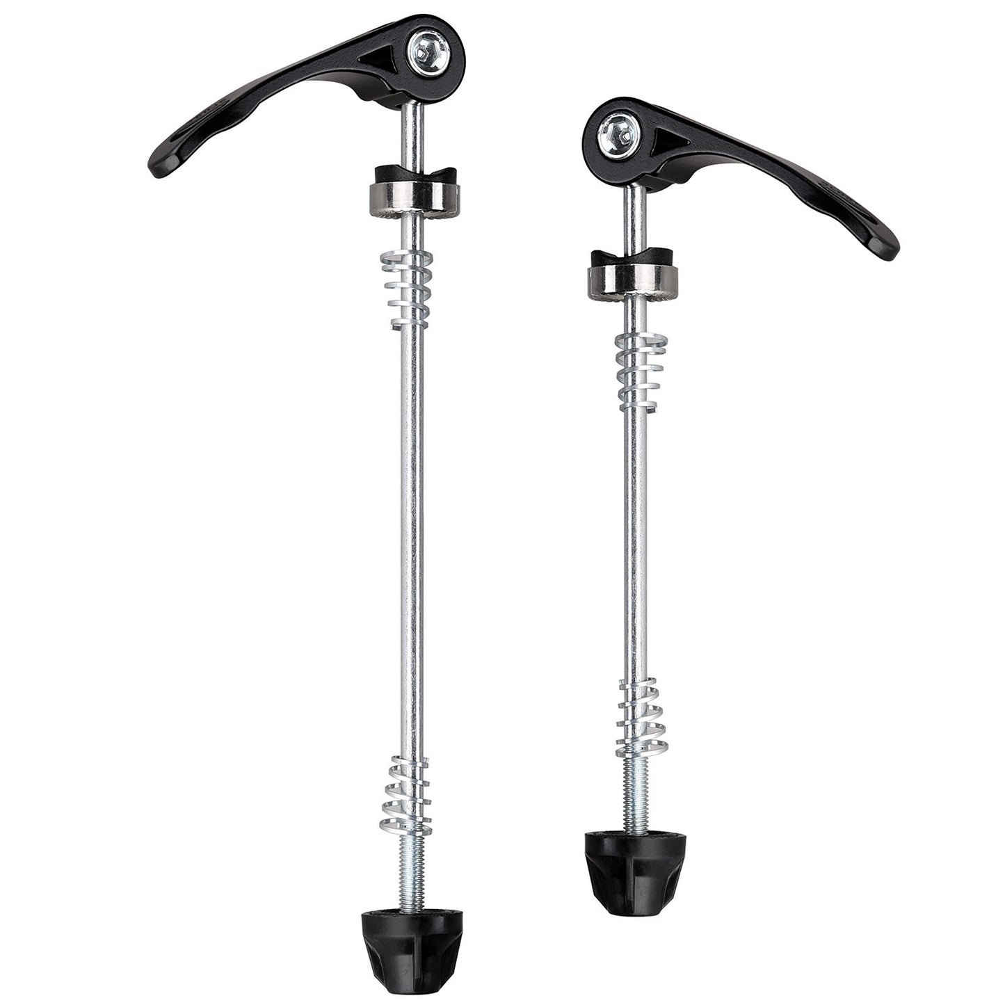 Quick Release Bicycle Wheel Hub Skewers 155/190mm - Front & Rear for Road/MTB Bikes