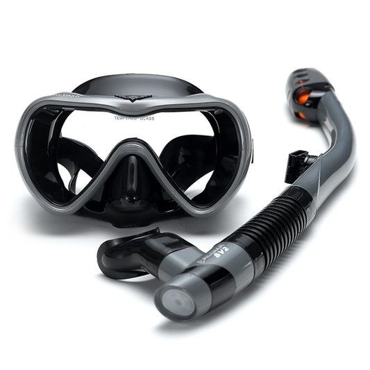 Leakproof Anti-Fog Snorkeling Goggles with Dry Snorkel Tube