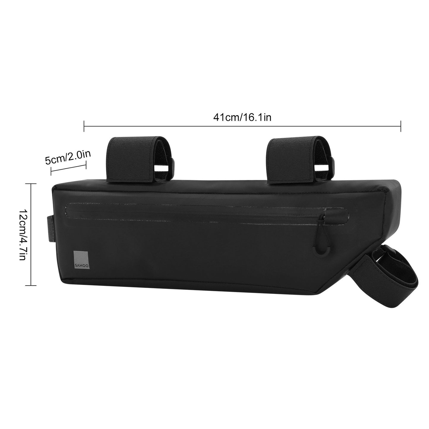 Waterproof Triangle Bike Frame Bag - Large Capacity Under Tube Pouch for MTB & Road Bikes