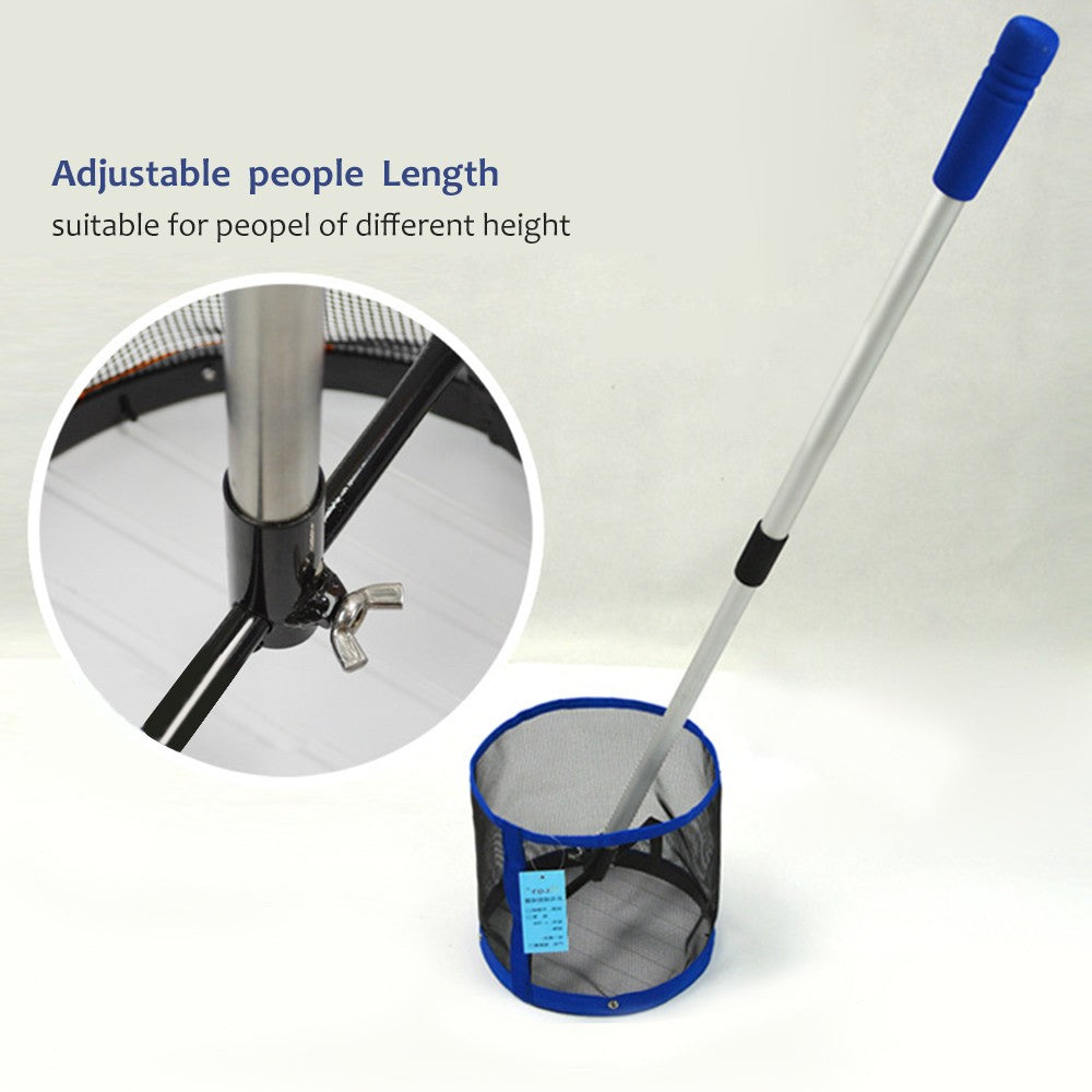 Table Tennis Ball Retriever with 120-Ball Capacity - Pingpong Ball Picker & Hopper Roller Accessory