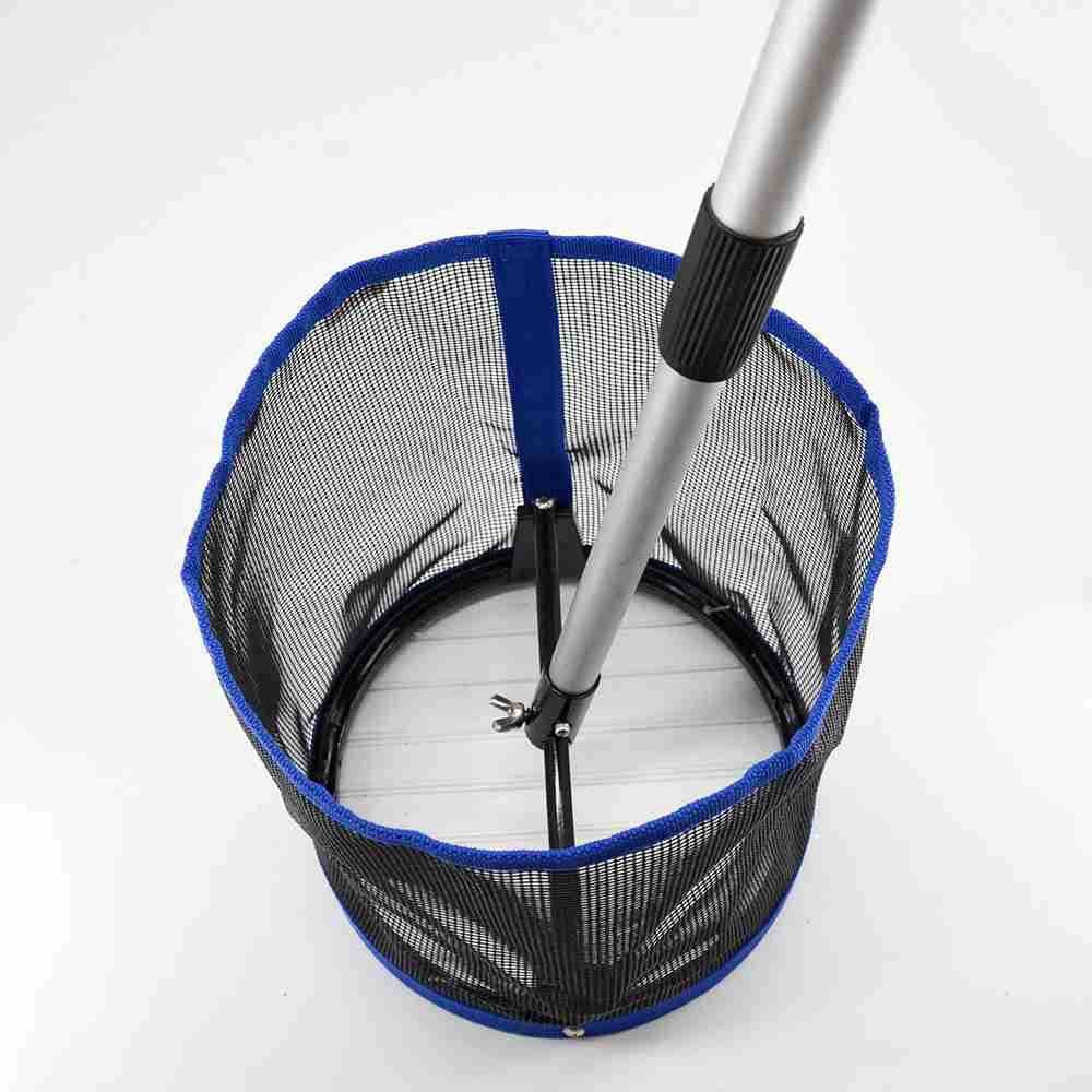 Table Tennis Ball Retriever with 120-Ball Capacity - Pingpong Ball Picker & Hopper Roller Accessory