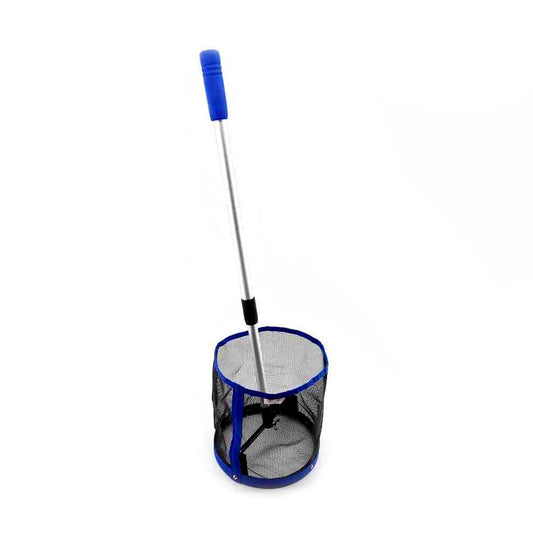 Table Tennis Ball Retriever with 120-Ball Capacity - Pingpong Ball Picker & Hopper Roller Accessory