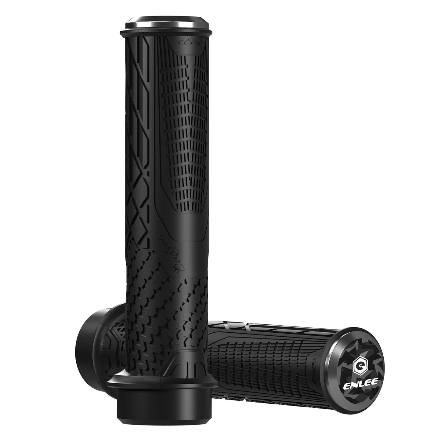 Shockproof Non-Slip Silicone Bike Handlebar Grips 22.2mm for Mountain Bikes