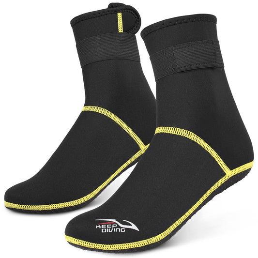 Thermal 3mm Neoprene Diving Socks - Anti-Slip Beach Water Gear