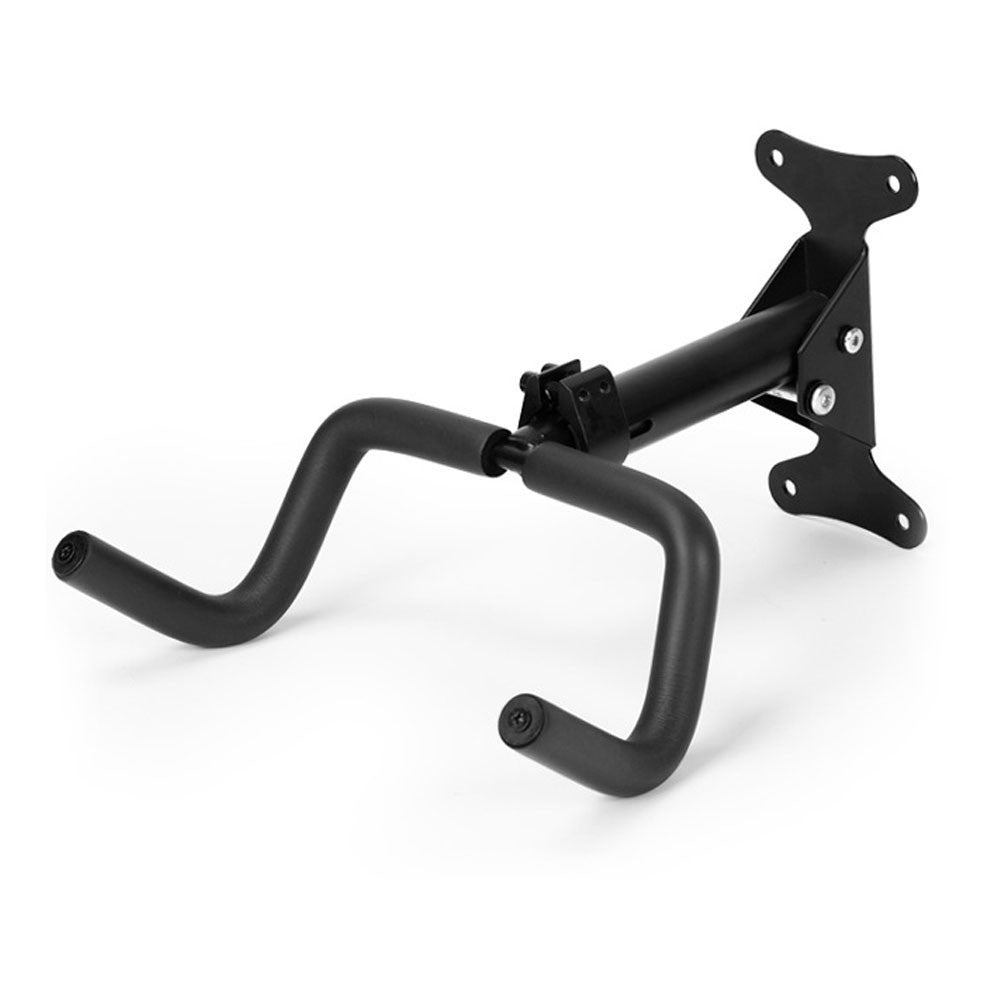 Foldable Telescopic Bicycle Wall Mount Rack with Double Hooks