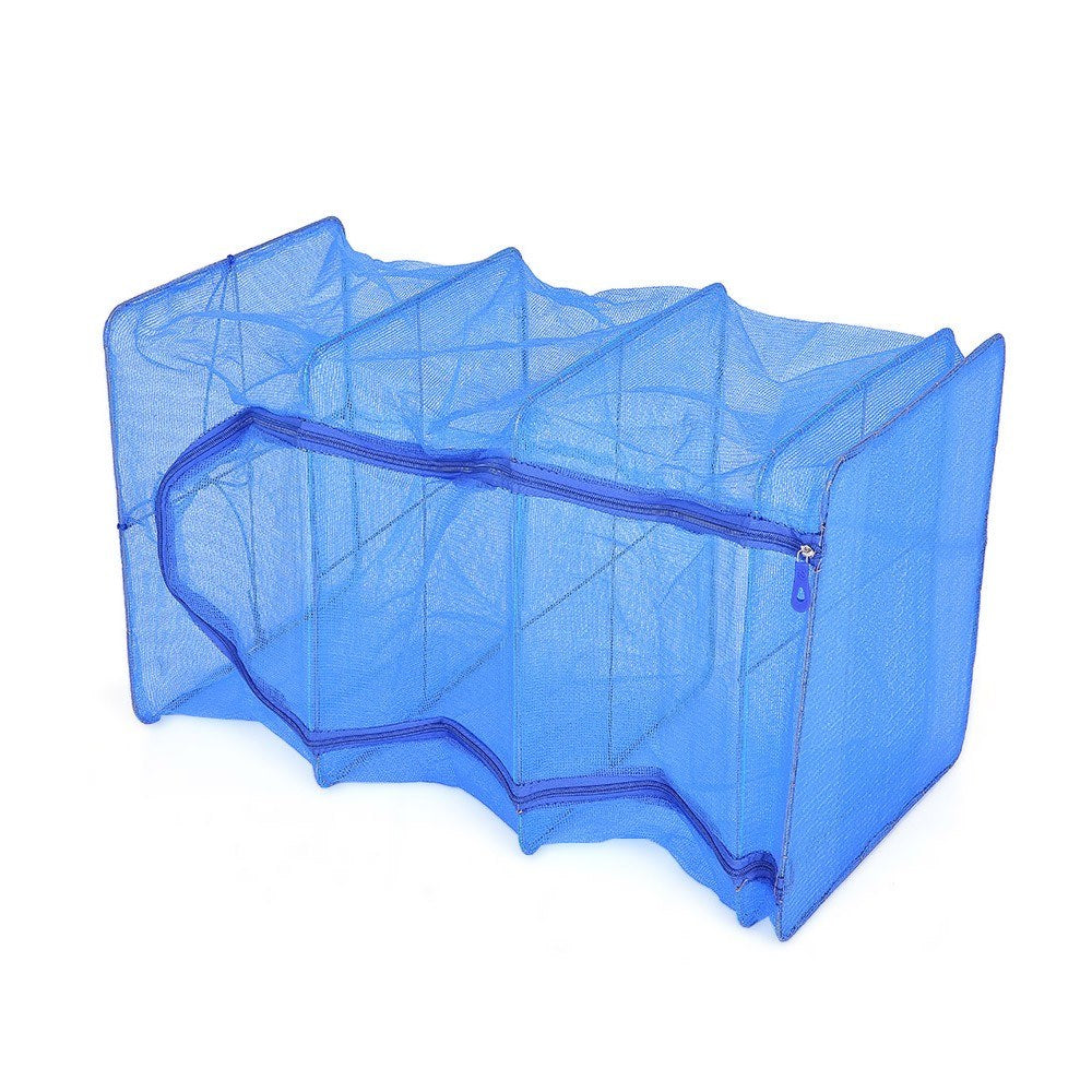 4-Tier Hanging Mesh Drying Net for Vegetables, Fish & Dishes, 40x40x65cm