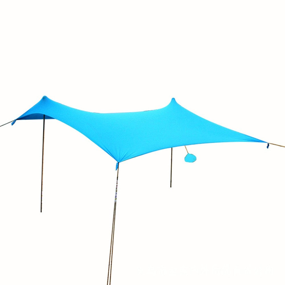 Sun Shelter Beach Tent with Sandbag Anchors