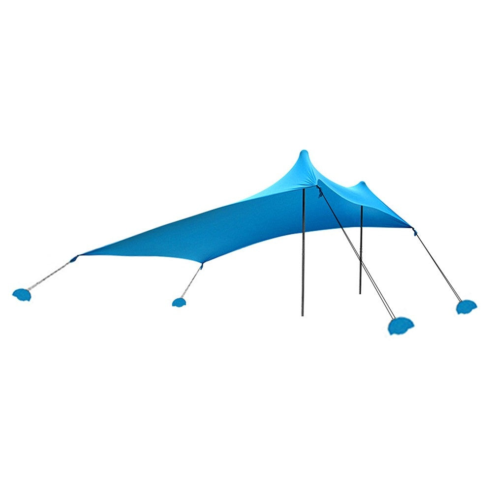 Sun Shelter Beach Tent with Sandbag Anchors